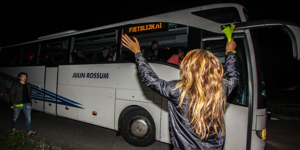 Boek de busvervoer upgrade en ga met ons naar de start van The Ride