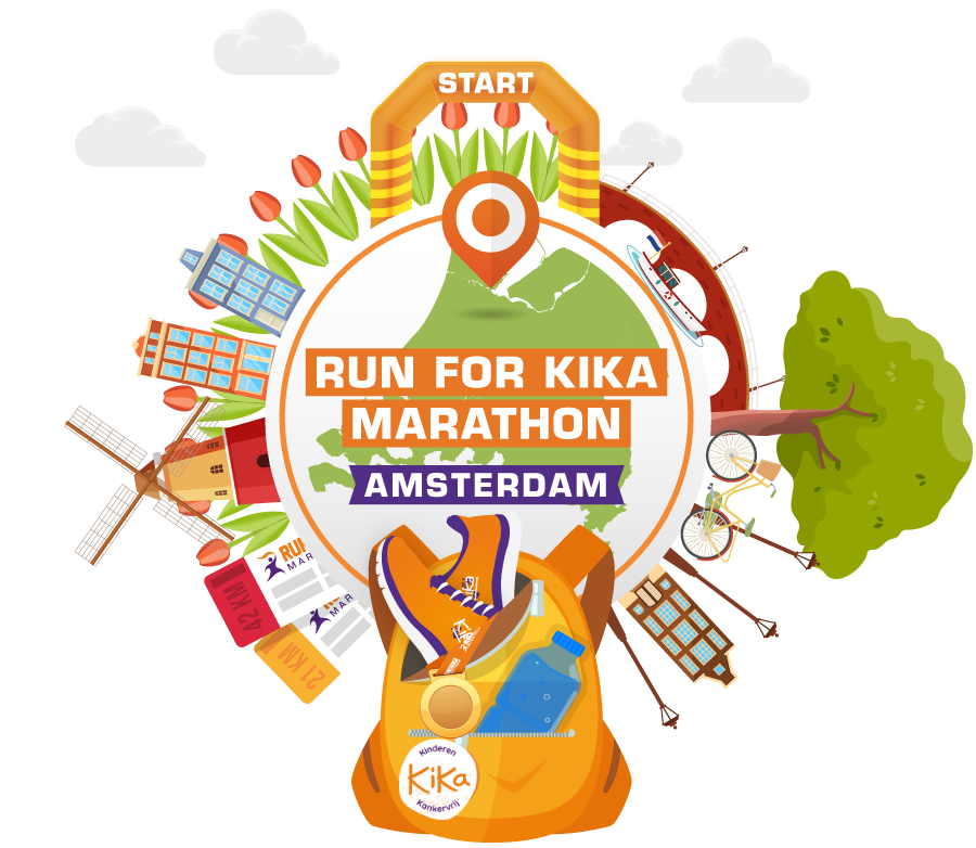 Halve en hele marathon in Amsterdam