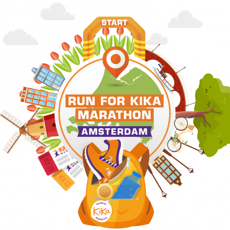 Halve en hele marathon in Amsterdam