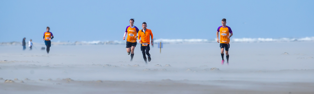 Hardlopers op Texel