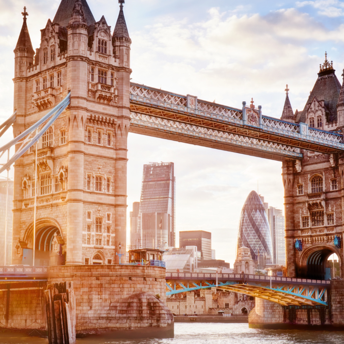 Groep hardlopers in Londen