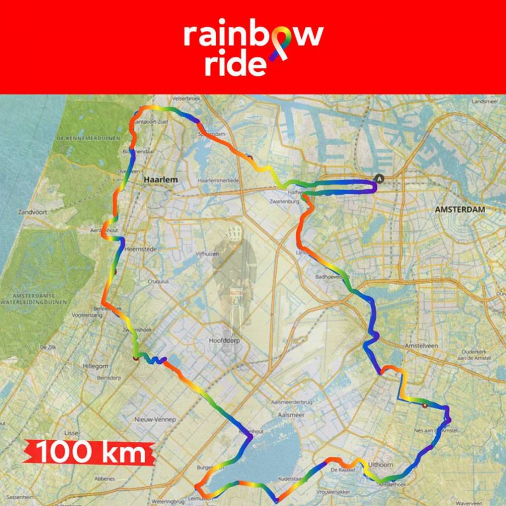Fiets op zondag 1 juni mee met Cycle Capital tijdens de Rainbow Ride 2025