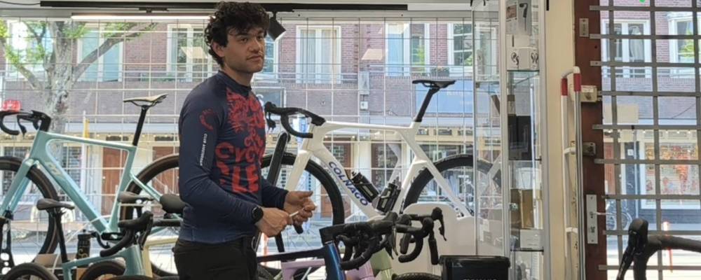 Meet Emiliano Frigerio, an Italian-born chef turned bike mechanic.