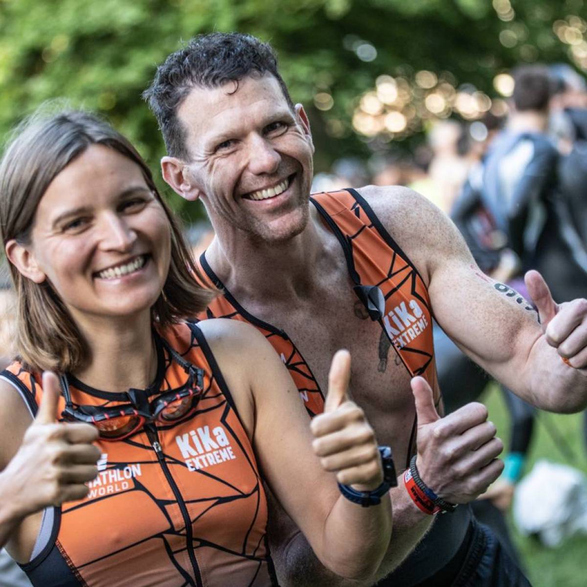 Atleten voor de start in Hoorn