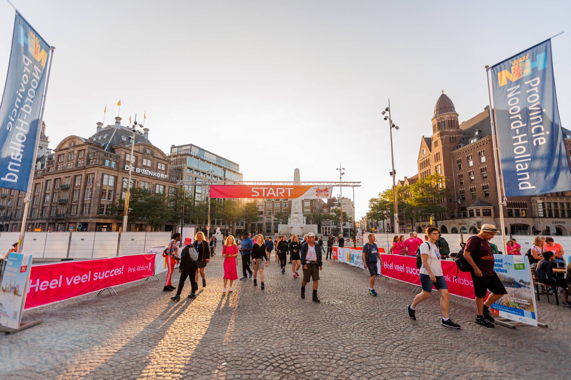 Provincie weer 4 jaar sponsor van Dam tot Dam evenementen Pink Ribbon